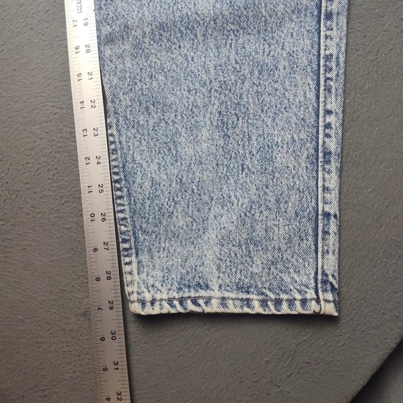 Vintage Levis SilverTab Jeans Mens 31x30 Blue Acid Wash Denim Made in USA 90s - Picture 11 of 14